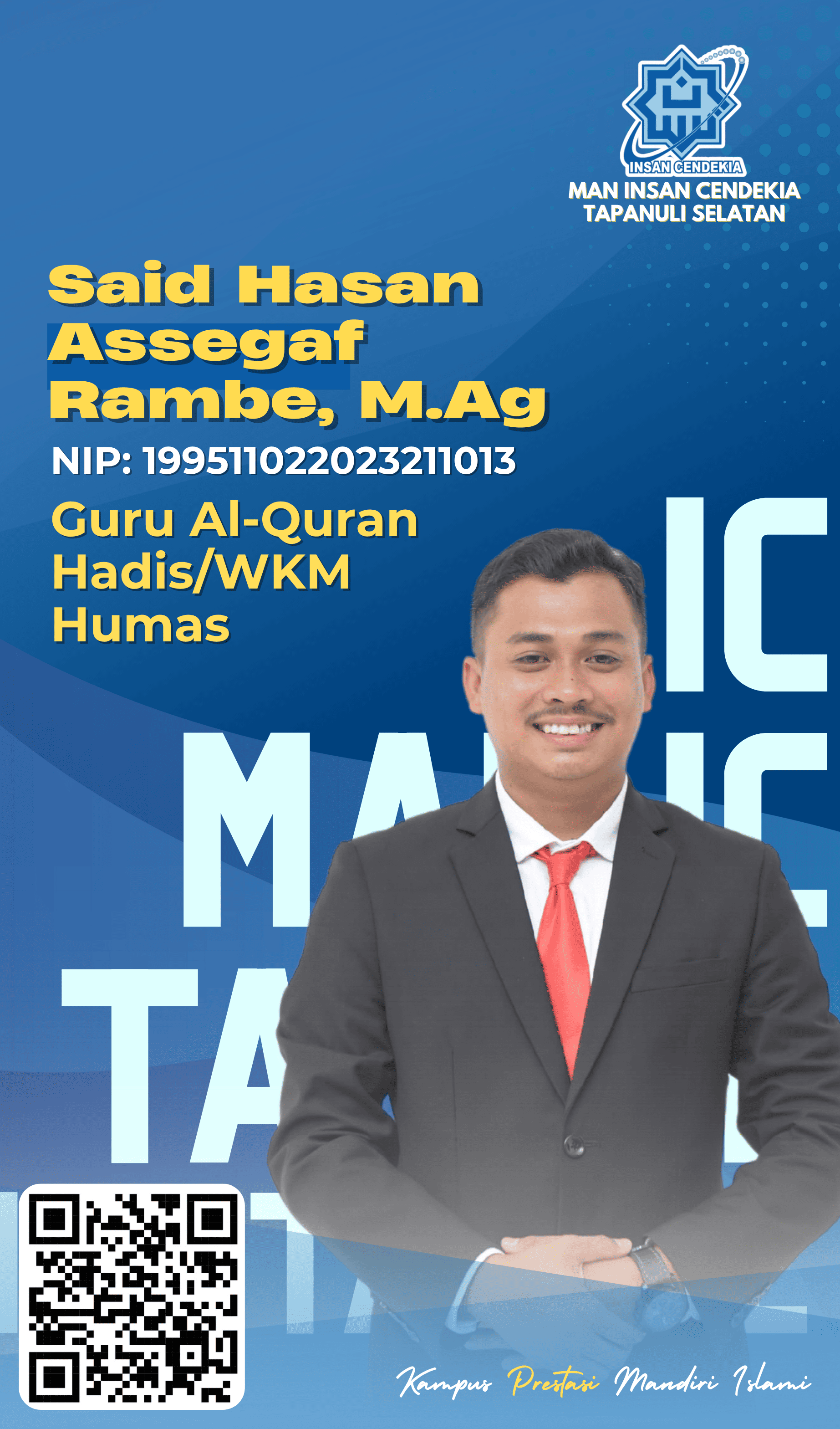 Said Hasan Assegaf Rambe, M.Ag